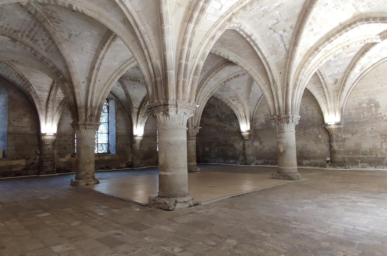 Salle voutée de l'Abbaye de Cluny